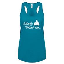 Racerback Shady Pines Ma Womens Tank Top