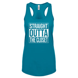 Straight Outta the Closet Womens Racerback Tank Top