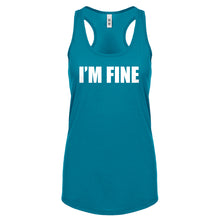 I'm Fine Womens Racerback Tank Top
