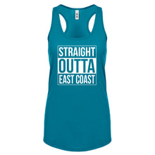 Straight Outta East Coast Womens Racerback Tank Top