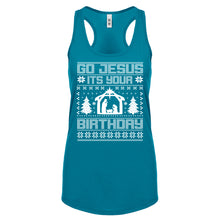 Racerback Go Jesus Its Your Birthday Womens Tank Top