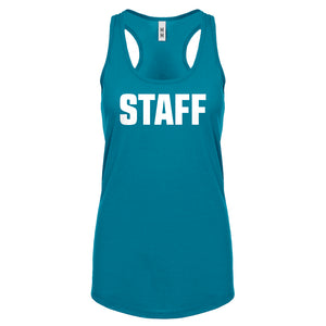 Racerback Staff Womens Tank Top