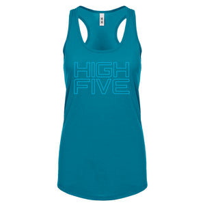 Racerback High Five Womens Tank Top