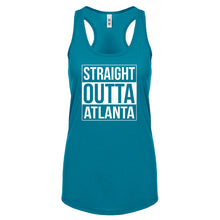 Straight Outta Atlanta Womens Racerback Tank Top