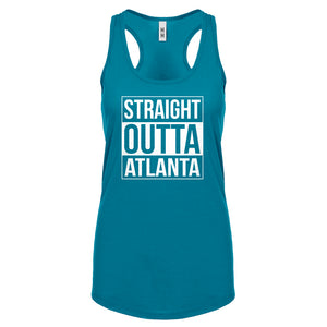 Straight Outta Atlanta Womens Racerback Tank Top