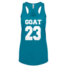 Racerback Goat 23 Womens Tank Top