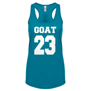 Racerback Goat 23 Womens Tank Top
