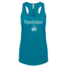 Feminism is Bay Womens Racerback Tank Top