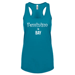 Feminism is Bay Womens Racerback Tank Top