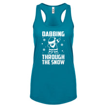Dabbing through the Snow Womens Racerback Tank Top