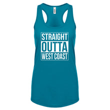 Straight Outta West Coast Womens Racerback Tank Top