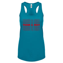 THANK U, NEXT Womens Racerback Tank Top