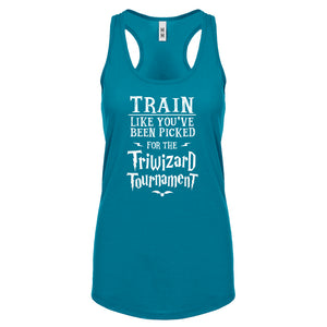 Racerback Train for Triwizard Tournament Womens Tank Top