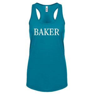 BAKER Womens Racerback Tank Top