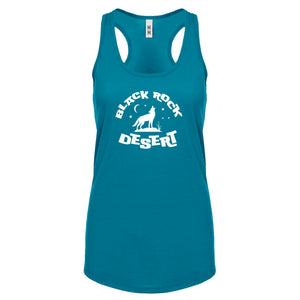 Black Rock Desert Womens Racerback Tank Top