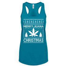 Racerback MerryJuana Christmas Womens Tank Top