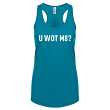 Racerback U Wot M8 Womens Tank Top