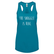 The Snuggle is Real Womens Racerback Tank Top