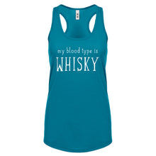 My Blood Type is Whisky Womens Racerback Tank Top