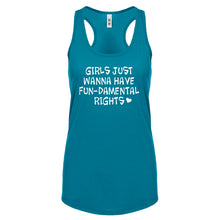 Racerback Girls Wanna Have Fundamental Rights Womens Tank Top