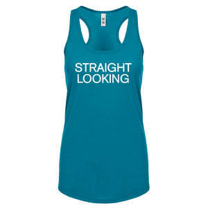 Straight Looking Womens Racerback Tank Top