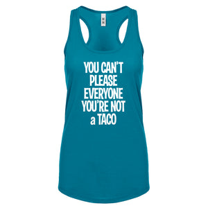 Racerback Youre not a Taco Womens Tank Top