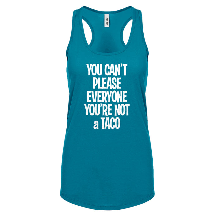 Racerback Youre not a Taco Womens Tank Top