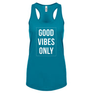 Racerback Good Vibes Only Womens Tank Top