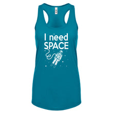 Racerback I Need SPACE Womens Tank Top