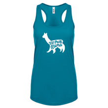 Racerback No Prob llama Womens Tank Top
