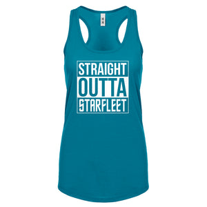 Straight Outta Starfleet Womens Racerback Tank Top