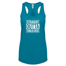 Straight Outta Stimulus Checks Womens Racerback Tank Top