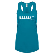 RESPECT Womens Racerback Tank Top