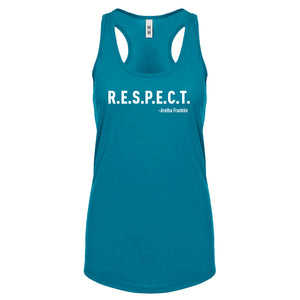 RESPECT Womens Racerback Tank Top
