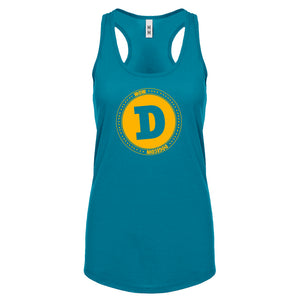 DOGECOIN Womens Racerback Tank Top