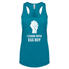 I Stand with Egg Boy Womens Racerback Tank Top