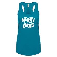 Merry Xmas Womens Racerback Tank Top
