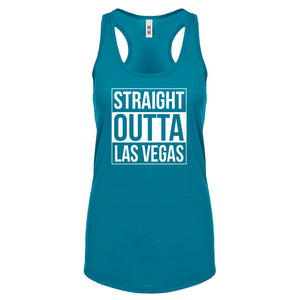 Straight Outta Las Vegas Womens Racerback Tank Top