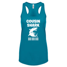 Cousin Shark Womens Racerback Tank Top