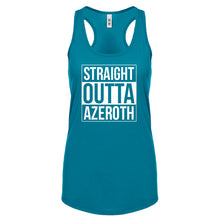 Straight Outta Azeroth Womens Racerback Tank Top