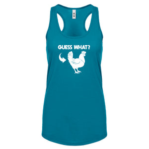 Racerback Chicken Butt Womens Tank Top