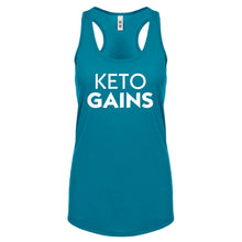 Racerback Keto Gains Womens Tank Top
