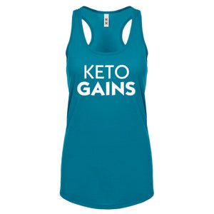 Racerback Keto Gains Womens Tank Top