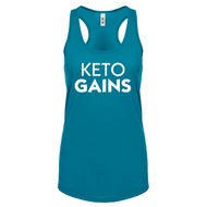 Racerback Keto Gains Womens Tank Top