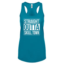 Straight Outta Skull Town Womens Racerback Tank Top