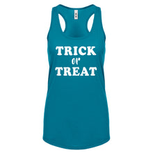 Trick or Treat Womens Racerback Tank Top
