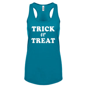 Trick or Treat Womens Racerback Tank Top