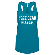 Racerback I See Dead Pixels Womens Tank Top