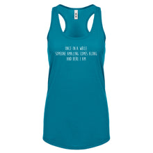 Once in a While Womens Racerback Tank Top
