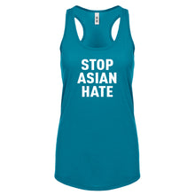 STOP ASIAN HATE Womens Racerback Tank Top